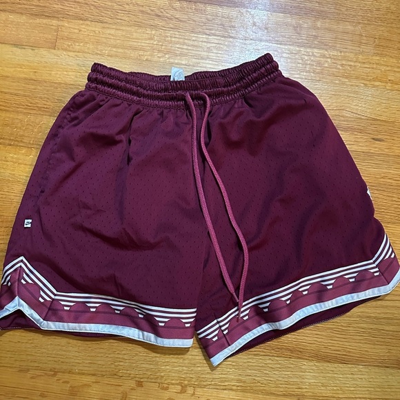 NIKE MENS DRI FIT GIANNIS MESH 6" BASKETBALL SHORTS DARK BEETROOT SIZE M (a3 - Picture 2 of 15